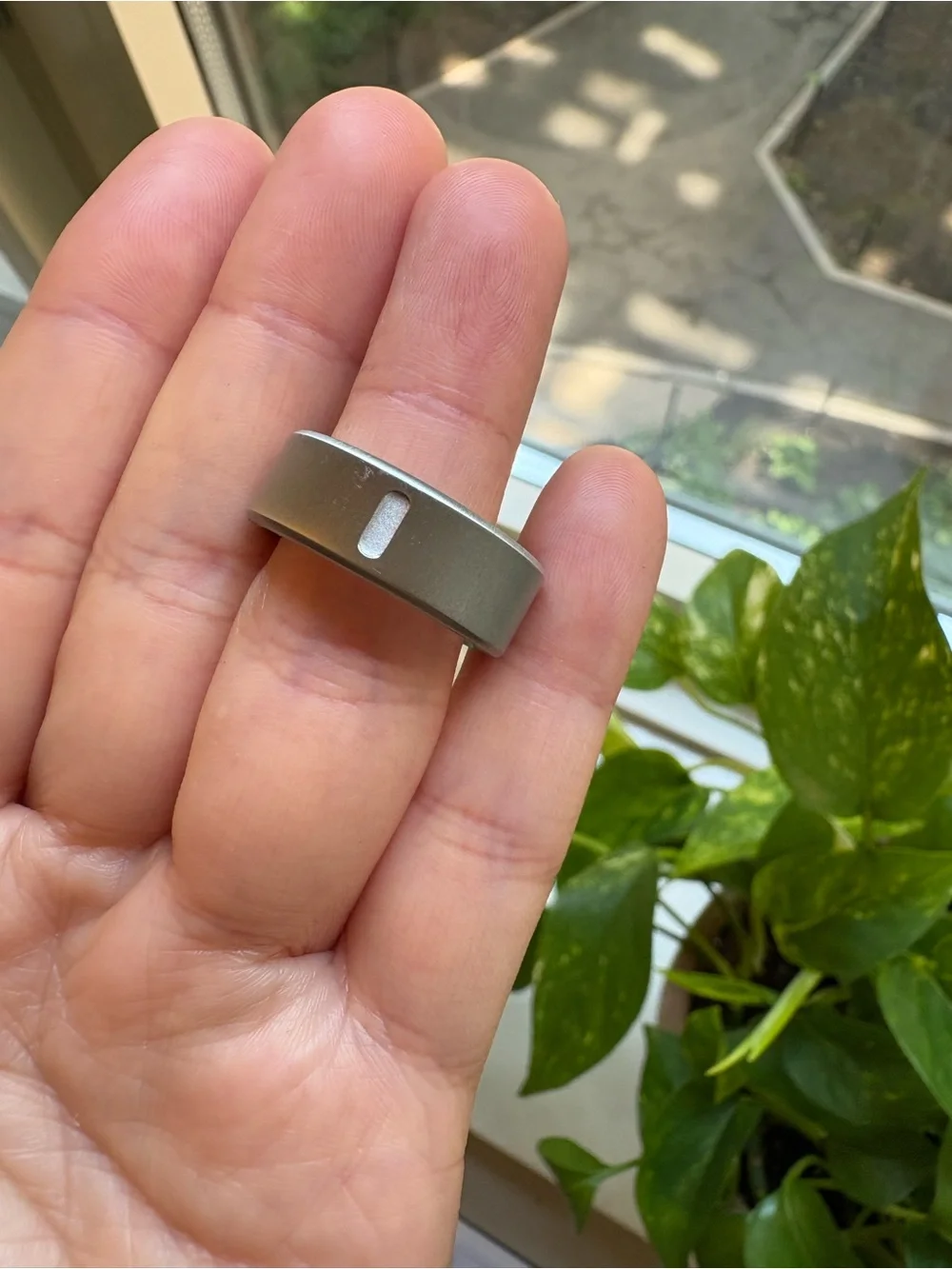 Oura Ring 4 Brushed Silver size 7